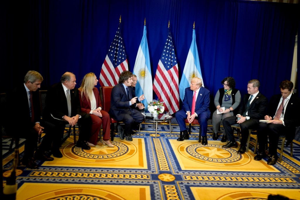 Milei se reunió con Trump en la ONU por la ayuda financiera