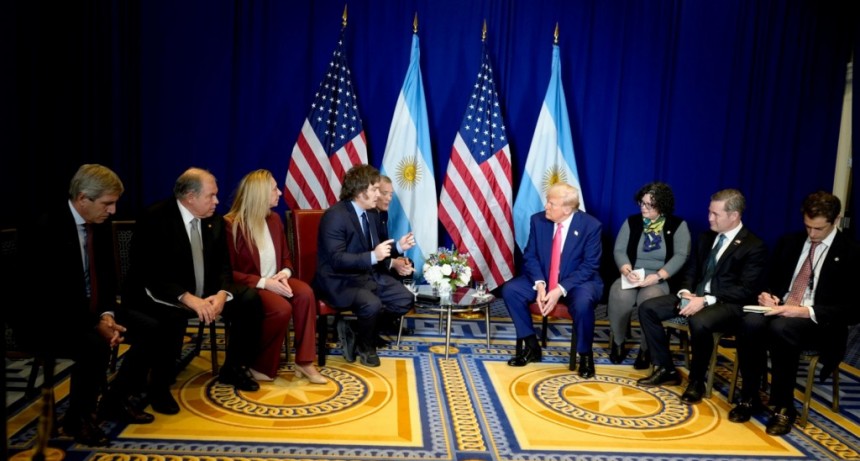 Milei se reunió con Trump en la ONU por la ayuda financiera